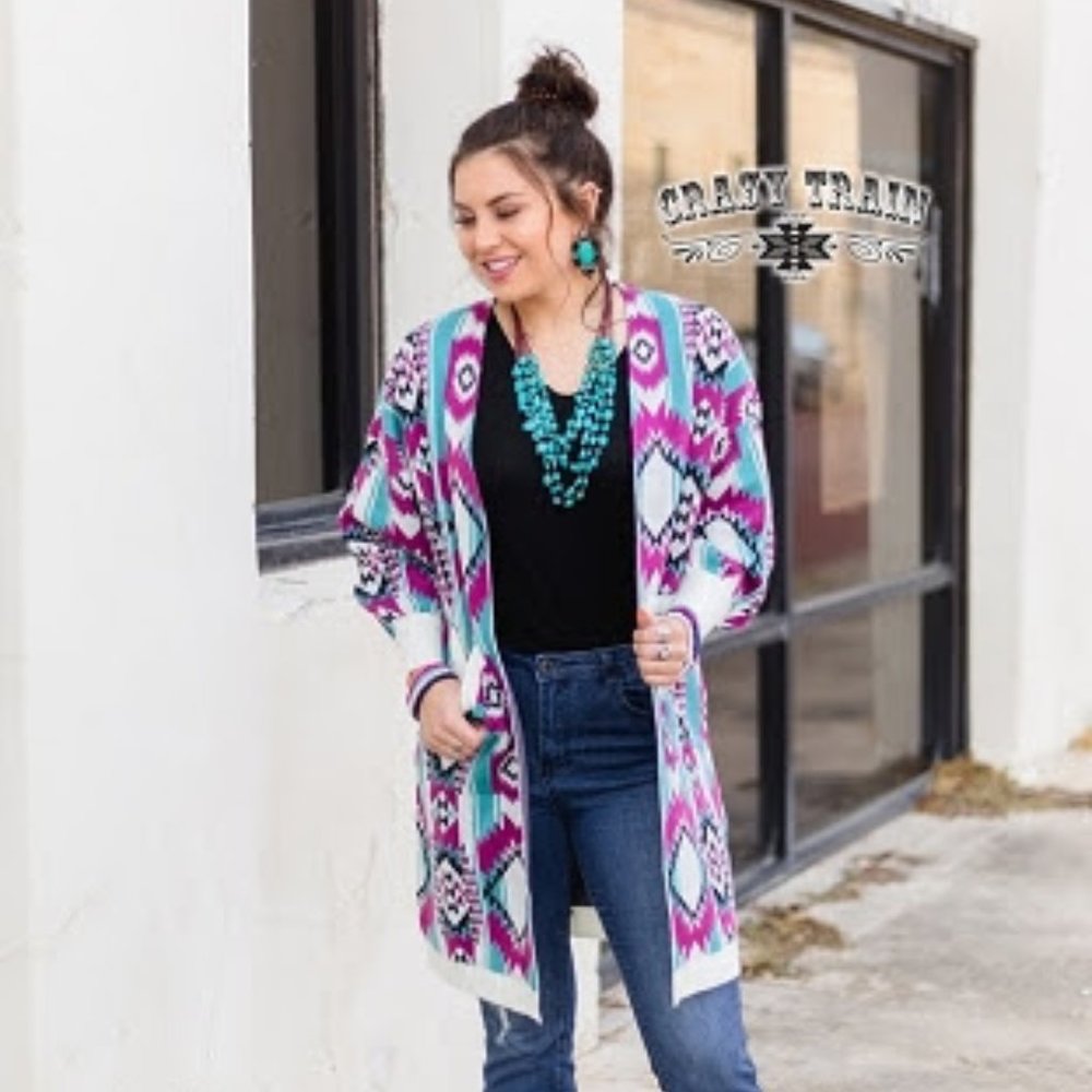 Crazy Train Cape Cod Cardigan